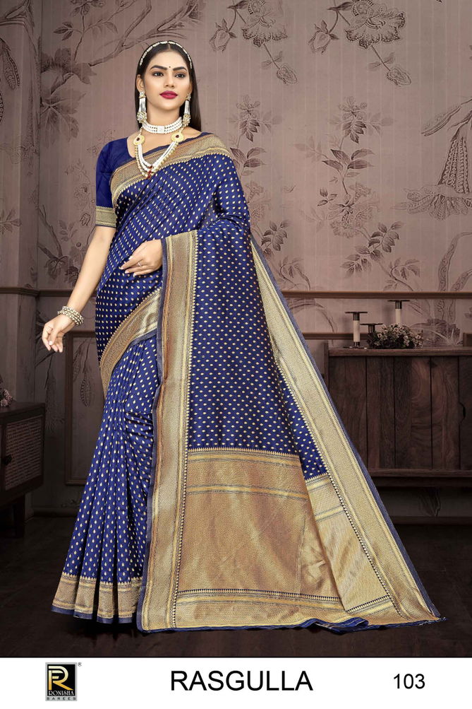 Rasgulla By Ronisha Designer Banarasi Silk Sarees Wholesale Clothing Suppliers In India
